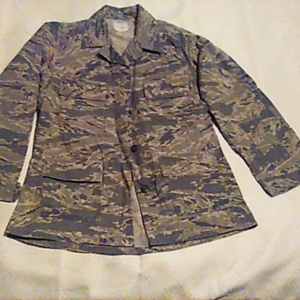 Camouflage Shirt Air Force DSCP Light Green/Tan Durable 4R Men or Women